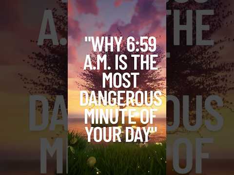 Why 659 A M  Is the Most Dangerous Minute of Your Day