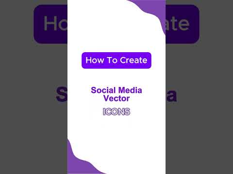 Designing for beginners | Social Media Vector Icons | Adobe Illustrator tutorial #vectortutorials