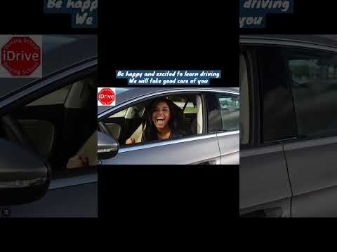 Be happy and excited to learn driving
