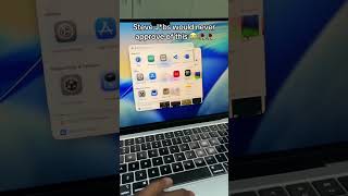iPhone Mirroring on the Mac be like #apple #macbook #mactips #iphonemirroring #ios26 #iphone