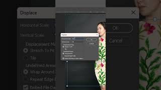 1-Minute Photoshop -  How to easily Add Design on Dress