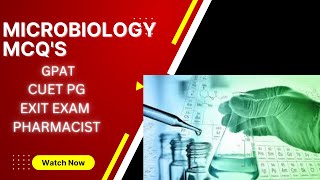 MICROBIOLOGY MCQ'S | CUET PG | GPAT | EXIT EXAM | MSC ENTRANCE#gatelifescience #microbiology #gpat23