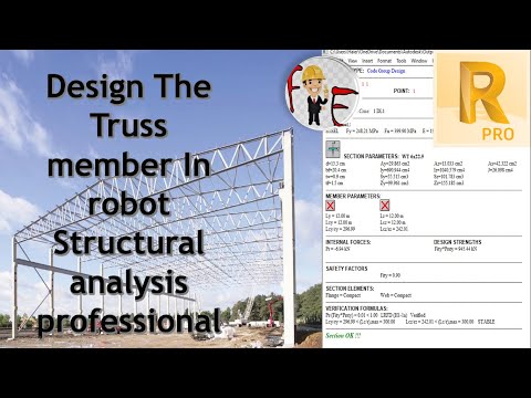 Truss analysis and design | how to anlysis and design the truss in robot structural analysis pro