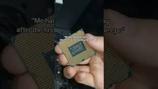 CPU pin bending tutorial #shorts #pcgaming #computercomponent #gaming #techsetup #computer #gaming