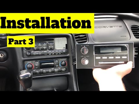 Retro Sound New York M1A Radio Installation in C5 Corvette (Part 3)