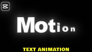 Smooth Text Animation in CapCut PC | CapCut PC Text Animation