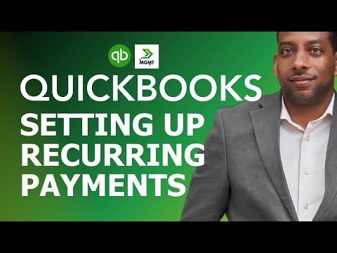 Precise MGMT QuickBooks Minute - How To Set Up Recurring Payments on QuickBooks Online