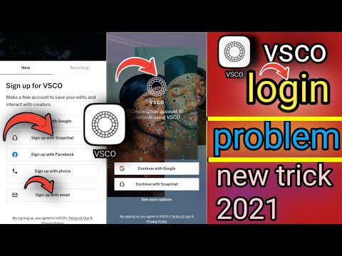 vsco login problem new update | vsco kaise open kare | VSCO login kaise kare