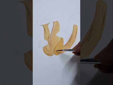 Easy & Aesthetic Mushroom Painting#art #thoughtbox #painting #drawing #acrylicpainting