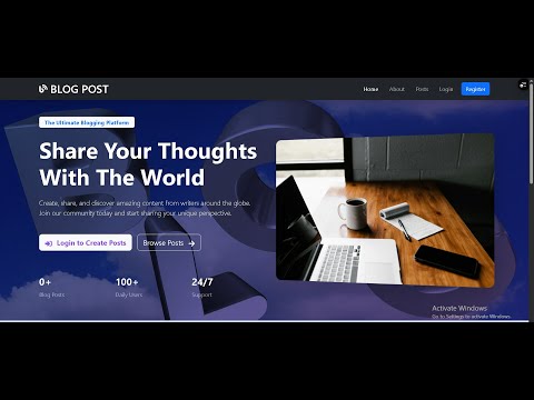 ✨Modern Blog App Built with MERN Stack & Bootstrap | Live Demo