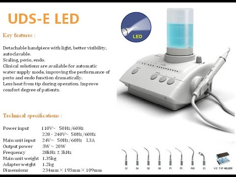 UDS-E  LED Ultrasounic scaler || at Smile kings centre of Dentistry