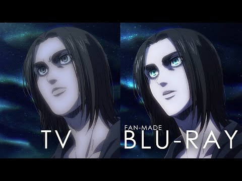 TV vs Blu Ray 進撃の巨人 (Eren in the Paths) Fan Made - Attack on Titan