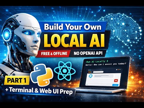 Build Your Own Free Local AI Chatbot | Part 1 | Terminal + Web UI with Gemma 2B