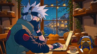 Music That Warms Your Soul 💛 Anime Lofi Hip Hop Mix | Cozy Winter Café Ambience