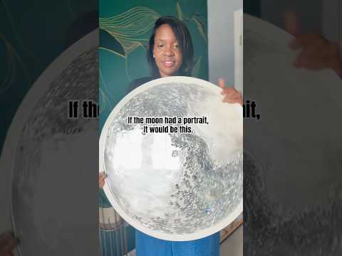 Moon-Inspired Resin Art Reveal | Angela Lanell #myart #myartistlife #artreveal #artjourney #moon