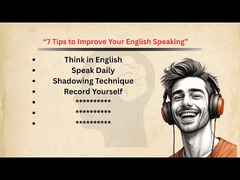 7 Tips to Improve Your English Speaking  #english #speaking #learningenglish