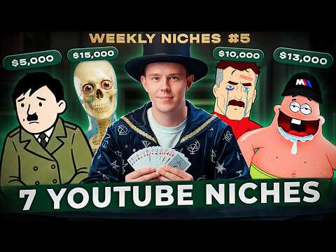 7 FRESH Faceless YouTube Niches That Will Make People Rich in 2026