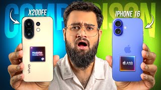 vivo X200 FE vs iPhone 16 *Full Comparison* Apple vs Android 🤖