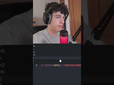 Area y perímetro de un círculo en Python #python #asmr #shorts