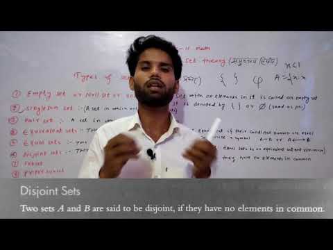 NCERT Class 11 Maths Chapter 1, Set Theory (CBSE & MP Board) Full chapter in Hindi By Aftab Alam