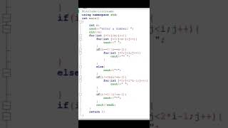 C++ pattern question p@ #cpplanguage#cppcoding#coding#shortsfeed#softwareengineer#trendingshorts #yt