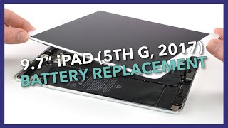 Fifth Generation iPad Battery Replacement | Step by step!