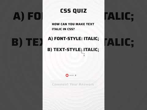 CSS Font Quiz#short #shorts #shortsfeed #css #cssforbeginners #webdesign #quiz #programming #cssquiz