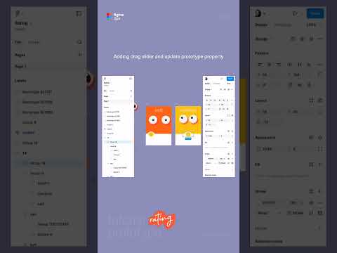 🎨 Enhance Your Figma UI with Creative Rating Interactions! 🌟
