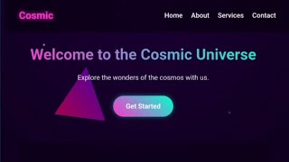 انشاء navbar html css #html #css #navbar