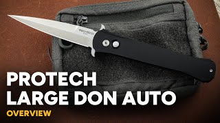 Protech Knives Large Don - Massive Italian Stiletto-Inspired Automatic
