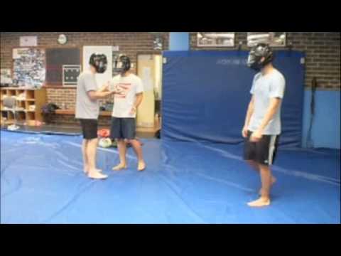 Various knife attacks drills for self defence