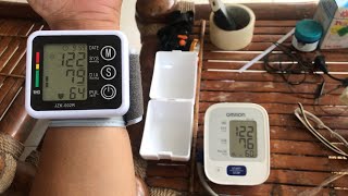 omron hem 7121 vs electronic blood pressure monitor  jzk-002r wrist type