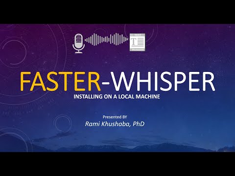 Faster-Whisper: A Beginners Installation Guide