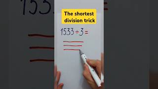 No calculator❌❗Division trick. How to divide numbers easyly.