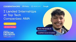 2025 EES CodePath: I Landed Internships at Top Tech Companies: AMA