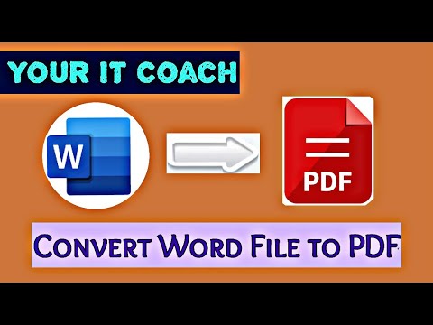 how to convert Word file into pdf||how to convert word to pdf #youtube #viral