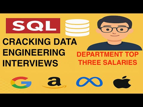 SQL Interview: Department Top 3 Salaries (FAANG-Level Window Function Mastery!)