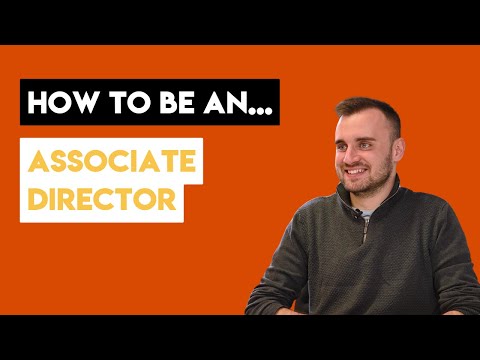 How to be an Associate Director
