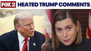 Controversial Trump comments amid Democrat military video