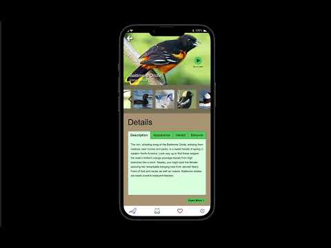 Bird Finder App Video Demo