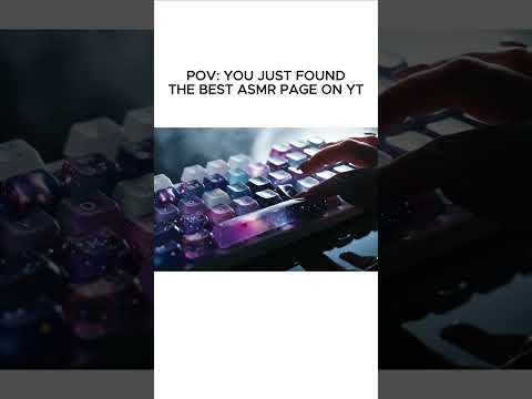 POV: You’re typing in another dimension ⌨️🌌🫧🔊