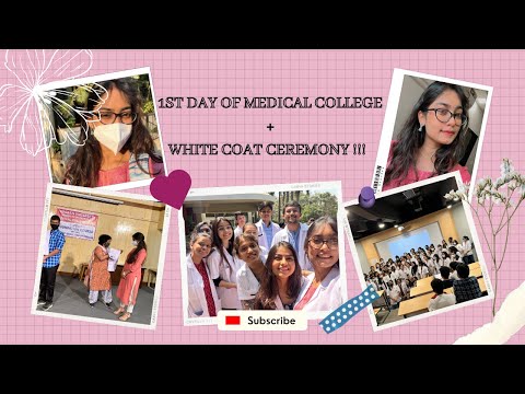 First Day of Medical College || White Coat Ceremony @ BVPMC || MBBS Life starts…!!🤩🤩🩺🥼
