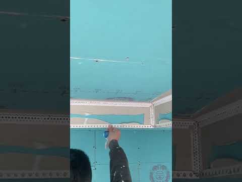 Painting Corner Strips at a Real Construction Site | Putty Scraping & White Paint Work!