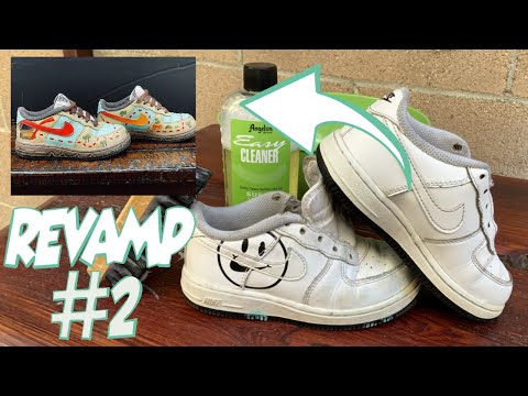 Customizing Air Forces with Angelus Leather Paint- Treasure map Themed