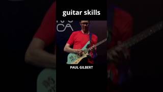 GUITAR SKILLS - PAUL GILBERT - MR.BIG #shorts #music #rock #guitarskills