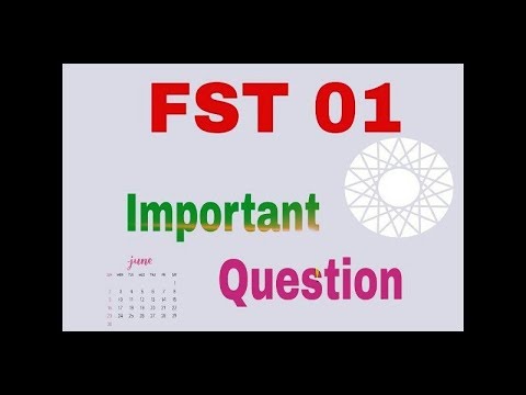 IGNOU FST-01 l IMPORTANT TOPICS AND EXAM TIPS l ALL IMPORTANT QUESTIONS l  #THRIVEOFEDUCATION