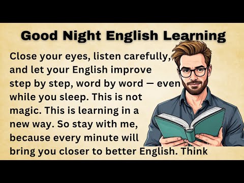 Good Night English Learning || Graded Reader || Improve Your English || Listen And Practice English