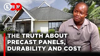 This house was built in two months and the owner saved 25% of construction cost using Precast Panels