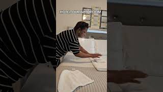 Hotel-Style Bathroom Makeover Part 1 #hotel #hotelroom #hoteldesign #fok #Home