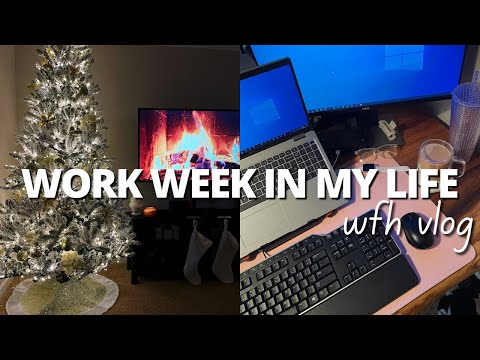 WFH Vlog: Work Week in My Life | Decorating, Relaxing Nights, New Home Office, Working From Home